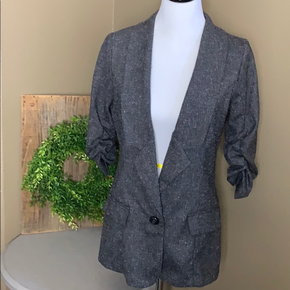 Foreign Exchange Women’s Dark Gray Blazer